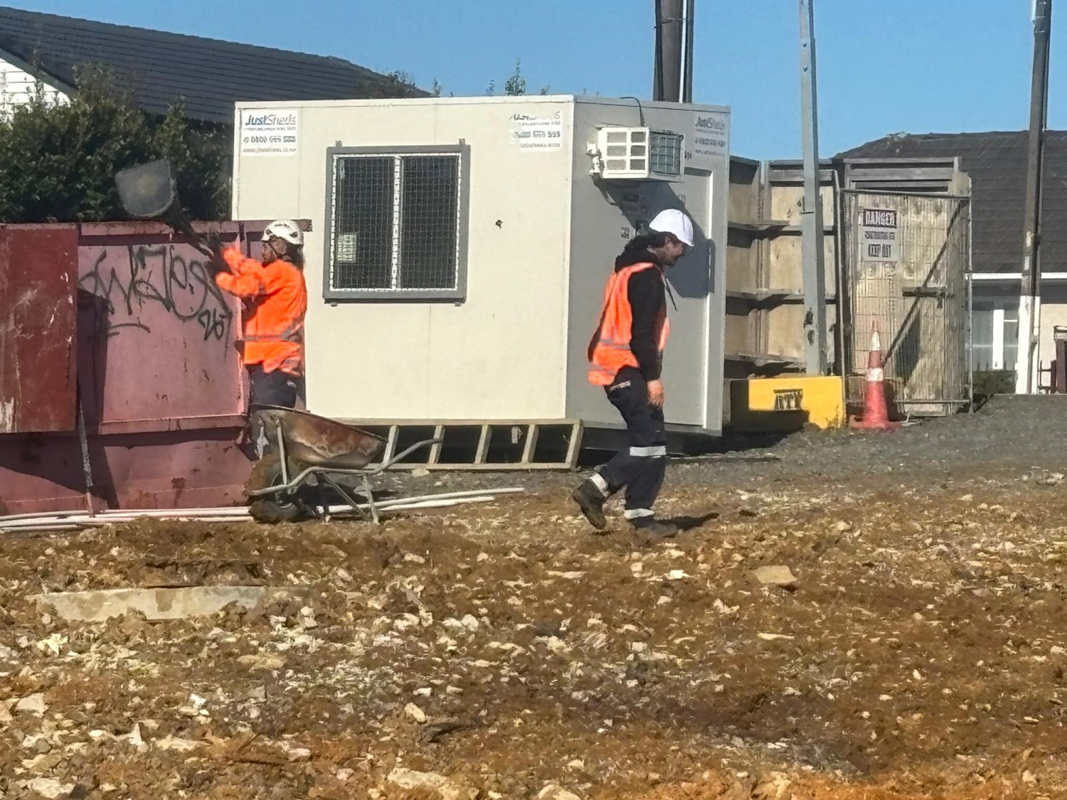 Workers on a Provance-supplied project team